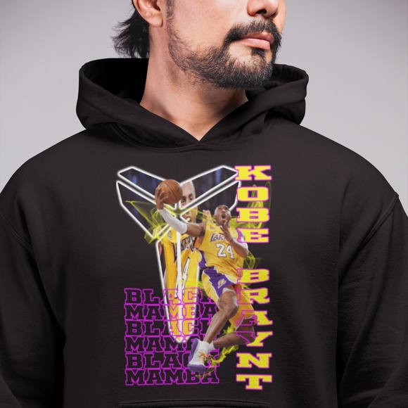 BLACK MAMBA KOBE;  BE THE BEST VERSION OF YOURSELF:: UNISEX CUSTOM HOODIE - Picture 8 of 8